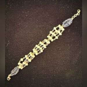 Seed Pearl and Iolite bracelet